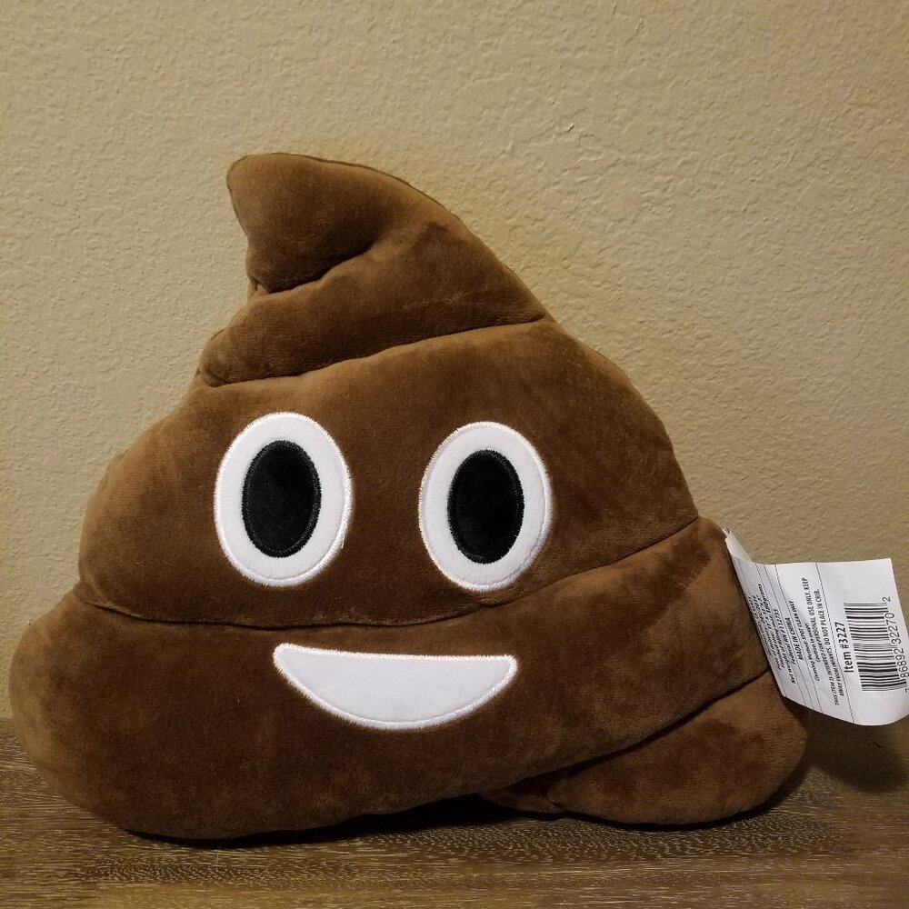 Poop Emoji Pillow